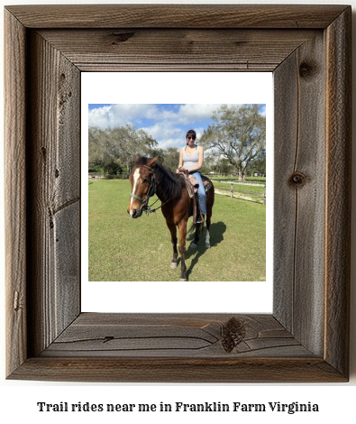 trail rides near me in Franklin Farm, Virginia